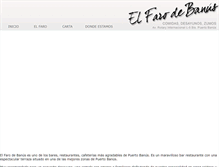 Tablet Screenshot of elfarodebanus.com